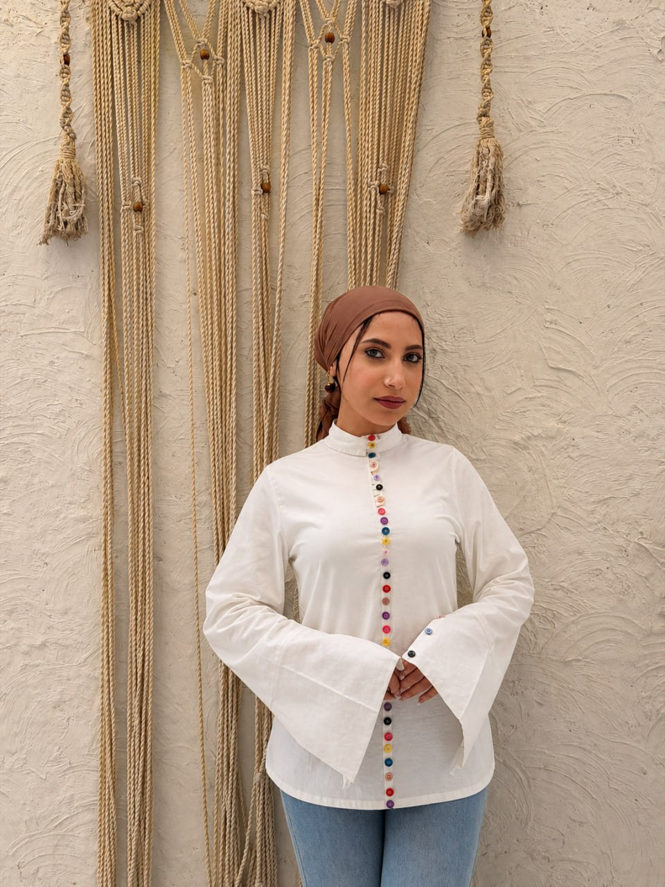 Daily Chic Button Blouse